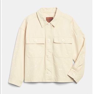 NWT Gap 1969 Premium Cropped Utility Jacket